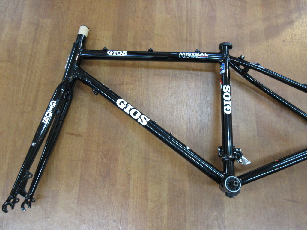 2023 GIOS Mistral -DISC 480mm black cross bike / frame unrunning goods /F Fork . take off packing does.