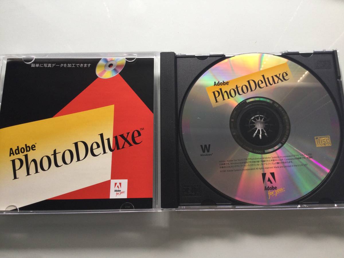 Adobe PhotoDeluxe @Windows correspondence 