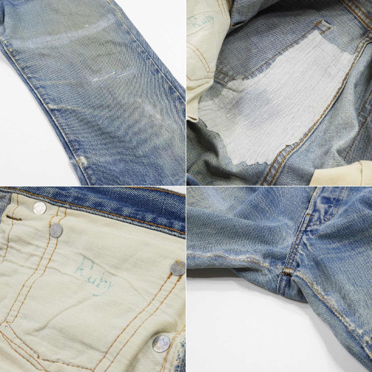 70's Levis リーバイス 501 66前期 デニムパンツ #14170 ヴィンテージ ビンテージ ジーンズ ジーパン Gパン_画像6