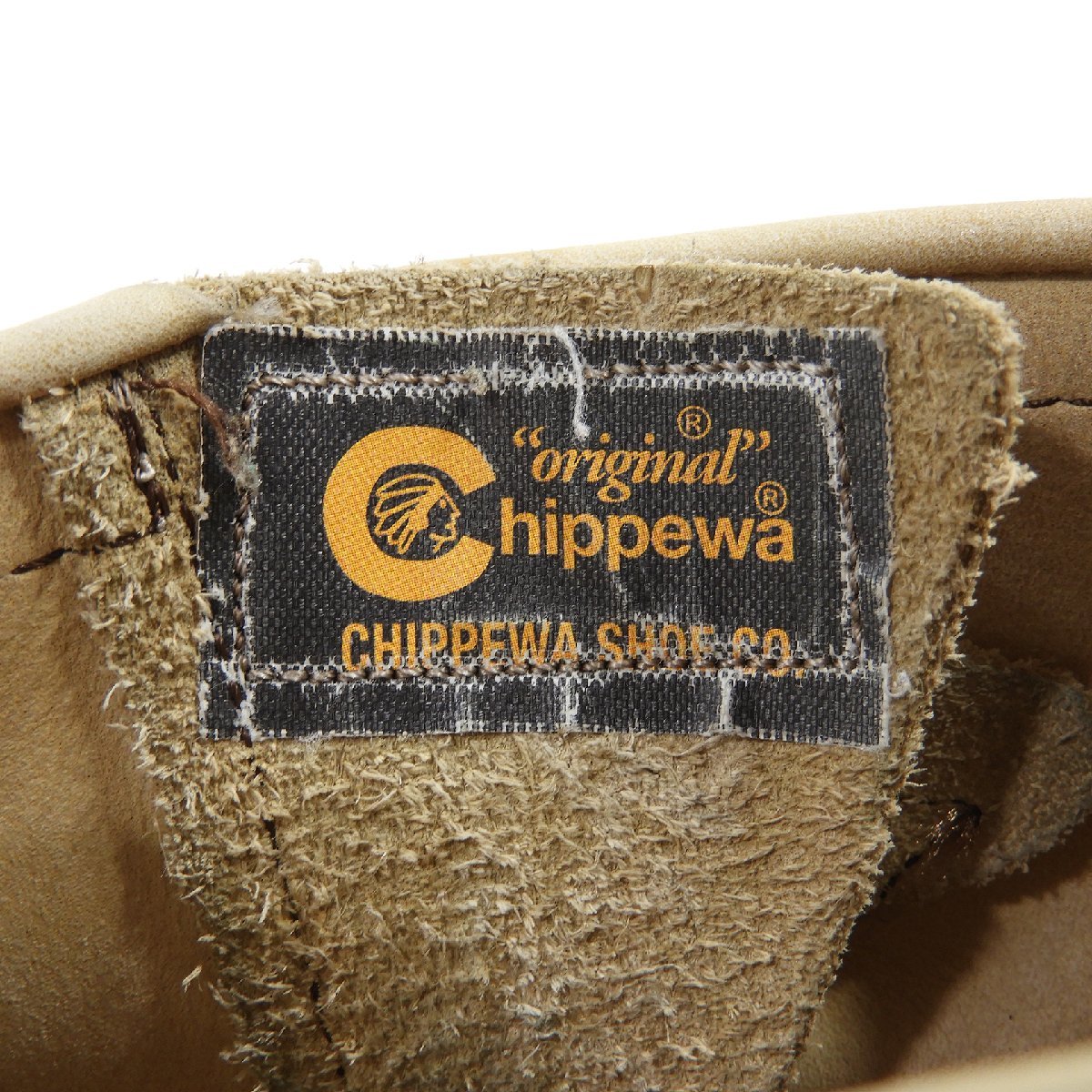 chippewa チペワ 97875 ショート モック エンジニア スエード Size 9E #13751 アメカジ レザーブーツ バイカー_画像5