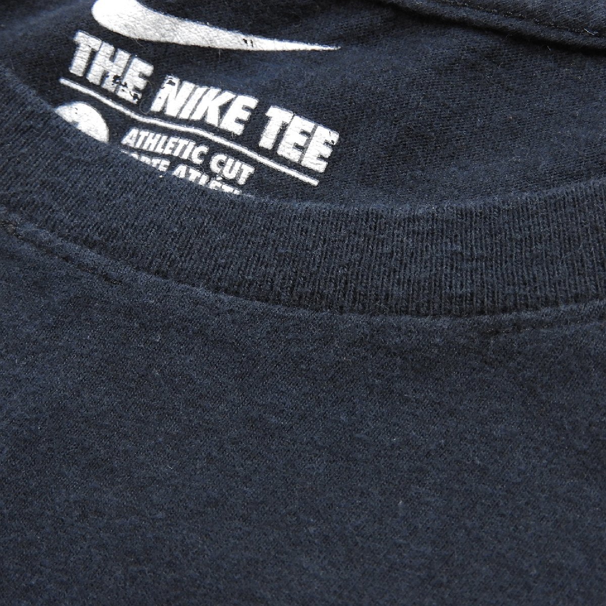 NIKE ナイキ Swoosh プリント Tシャツ ブラック size L #13852 送料360円 アメカジ スウッシュ ロゴ トップス_画像5