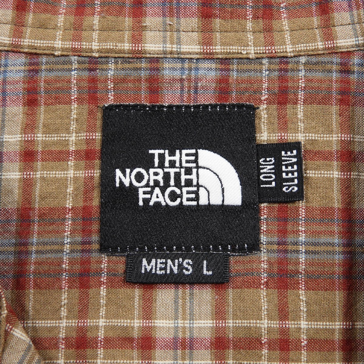 THE NORTH FACE ノースフェイス 長袖 チェックシャツ Size L #13454 アメカジ カジュアル アウトドア_画像3