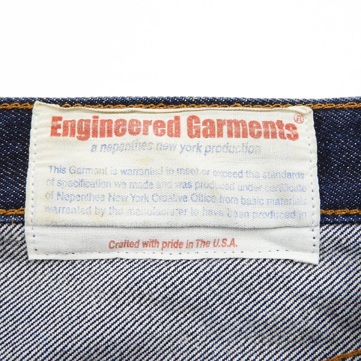 ENGINEERED GARMENTS エンジニアードガーメンツ 5ポケット デニムパンツ Size 30 #14335 アメカジ エンジニアド ジーンズ アメリカ製_画像3