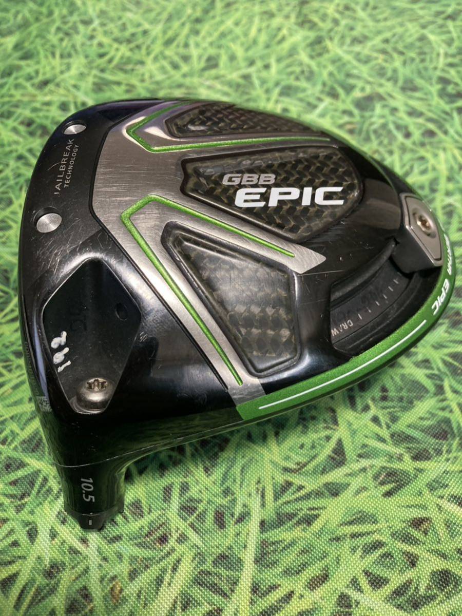 ☆送料無料☆Callaway(キャロウェイ)GBB EPIC 左用 ヘッド・カバー☆ロフト：10.5°☆エピック☆ROGUEPARADYMAVRIKパラダイムローグ☆_画像3