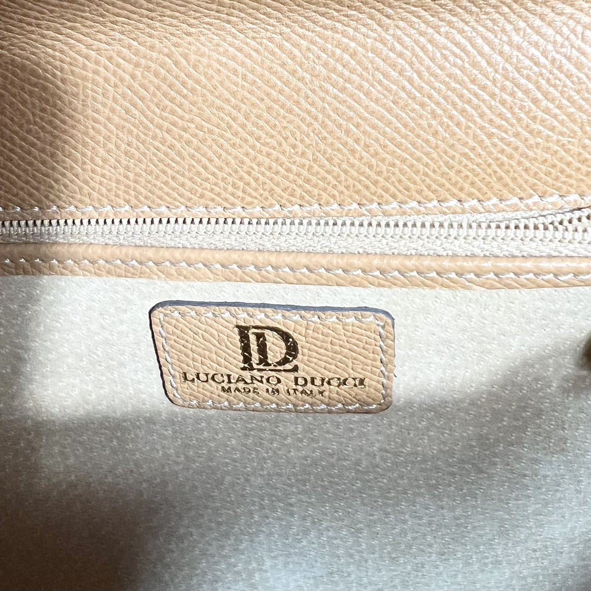 高級】LUCIANO DUCCI ルチアーノダッチ バニティ ハンドバッグ 高級】LUCIANO DUCCI ルチアーノダッチ バニティ ハンドバッグ