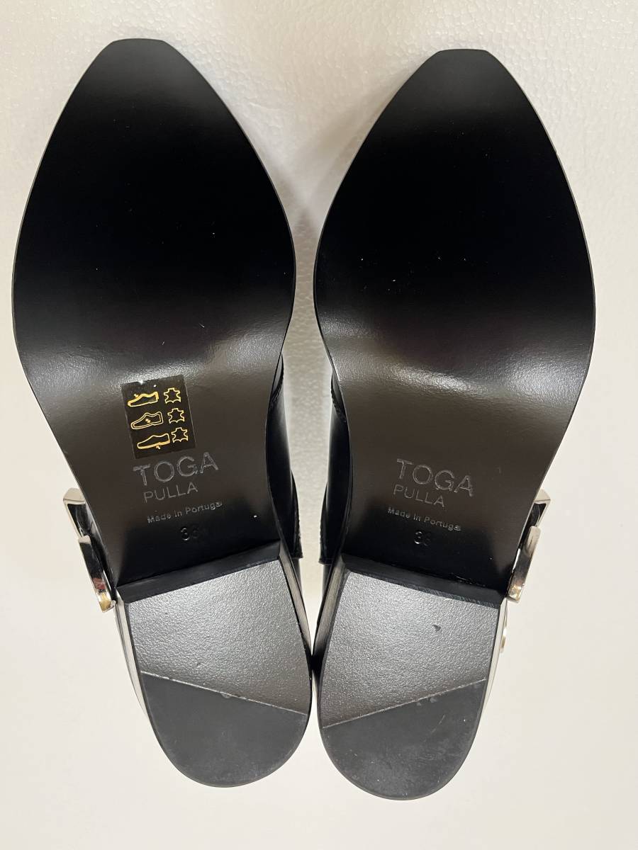 【送料無料　未使用】TOGA PULLA 4 metal cowboy　SIZE38 BLACK_画像6