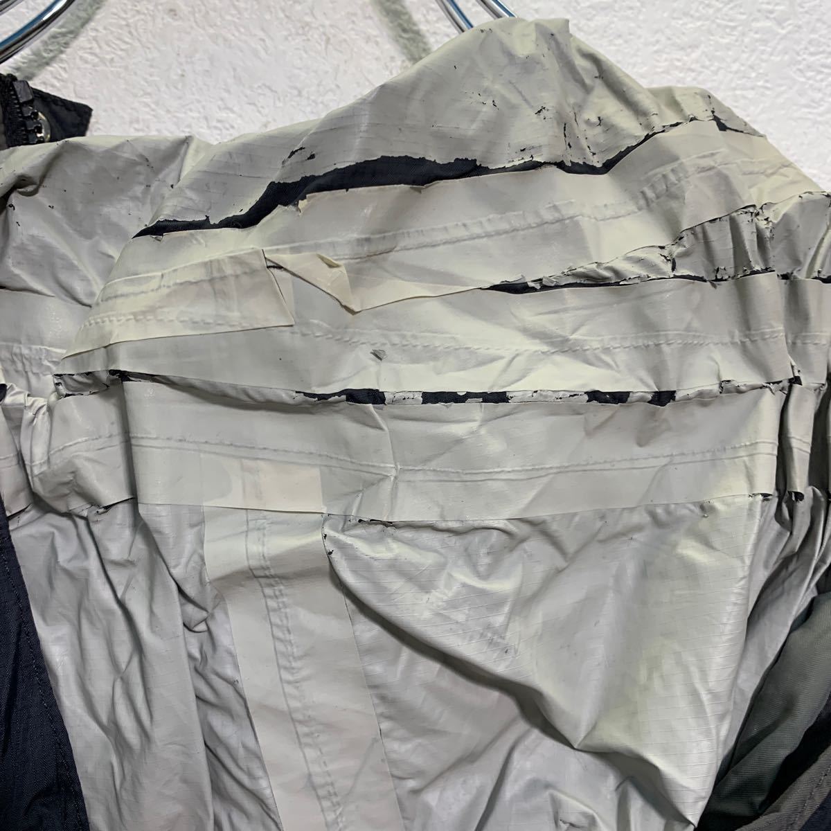 中古 古着 THE NORTH FACE ジップアップ ナイロン ジャケット XL～ ブラック グレー ビッグサイズ 古着卸 アメリカ仕入 a601-5084_画像8