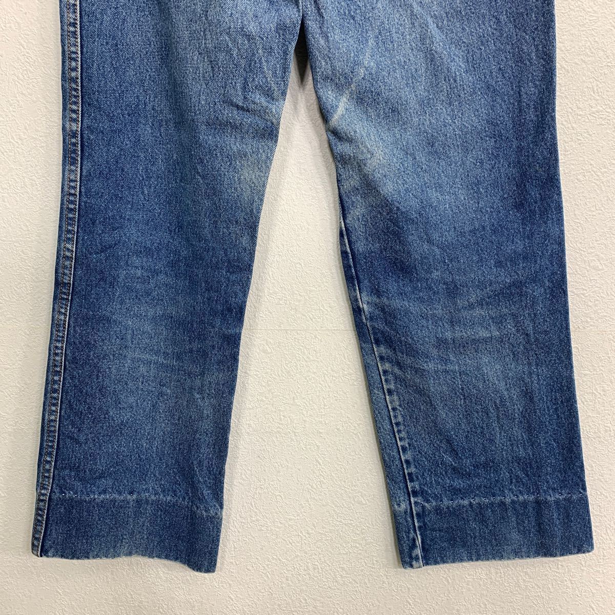 中古 古着 Wrangler デニムパンツ W33 ラングラー ブルー コットン 古着卸 アメリカ仕入 2401-391_画像7