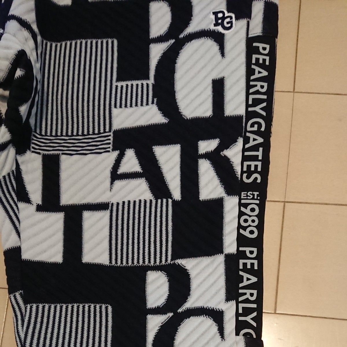 パーリーゲイツロゴジャガードトラックジャケットcheckシリーズ パーリーゲイツロゴジャガードトラックジャケットcheckシリーズ
