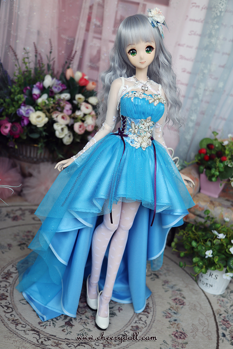 **Smart doll Dress Set- A cheery mood- Aqua Blue**_画像7