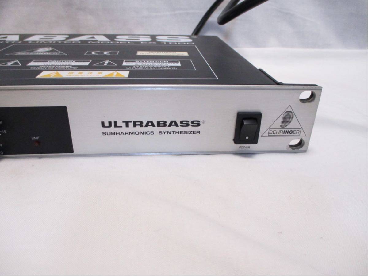 M240119K100★ BEHRINGER/ベリンガー UltraBass EX1000 サブハーモニクス ウルトラベース ★ヤフオクおてがる発送！★_画像3