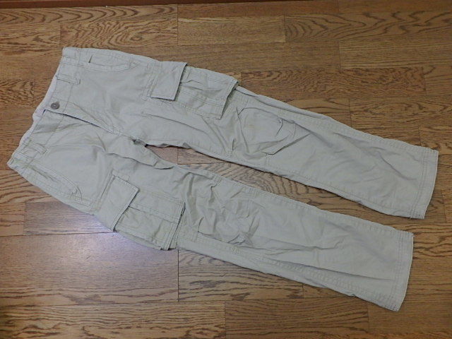 n401y GAP Gap брюки длинные брюки бежевый 150 размер Junior мужчина ребенок одежда Kids б/у 