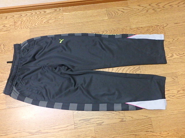 n401y PUMA Puma jersey long trousers 150 size man black trousers only pants child clothes Kids used 