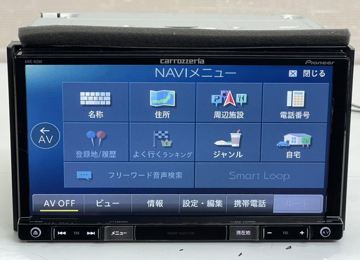 【動作確認済み】Pioneer G-RZ99zP (AVIC-RZ99 Yahoo!オークション - 動作品 Pioneer carrozzeria