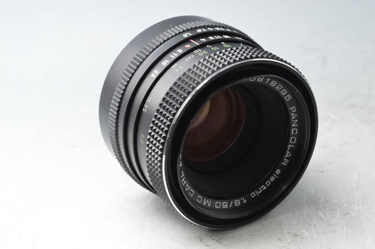 #a1023【並品】 Carl Zeiss Jena カールツァイス イエナ Pancolar electric 50mm F1.8 (M42)_画像2