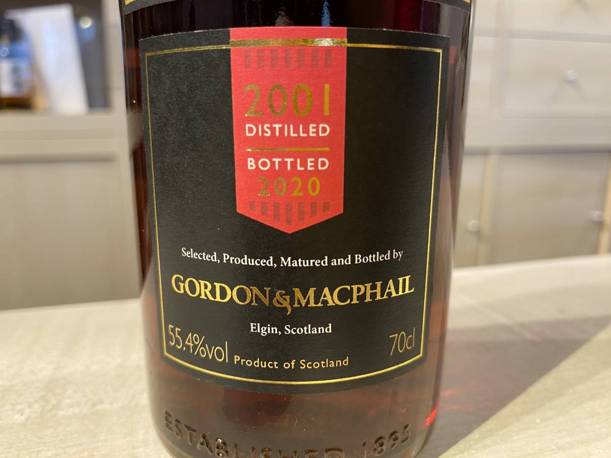 12461 G&M スペイモルト マッカラン 2001-2020（19年） 700ml 55.4％ ゴードン＆マクファイル スコッチ MACALLANの画像4