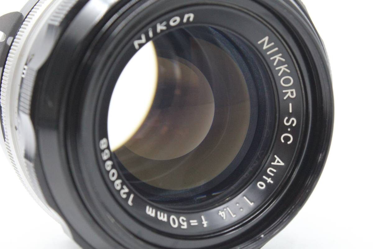 【動作確認済／超美品】 ニコン Nikon NIKKOR-S C Auto 50mm F1.4 単焦点 MT4101_画像6