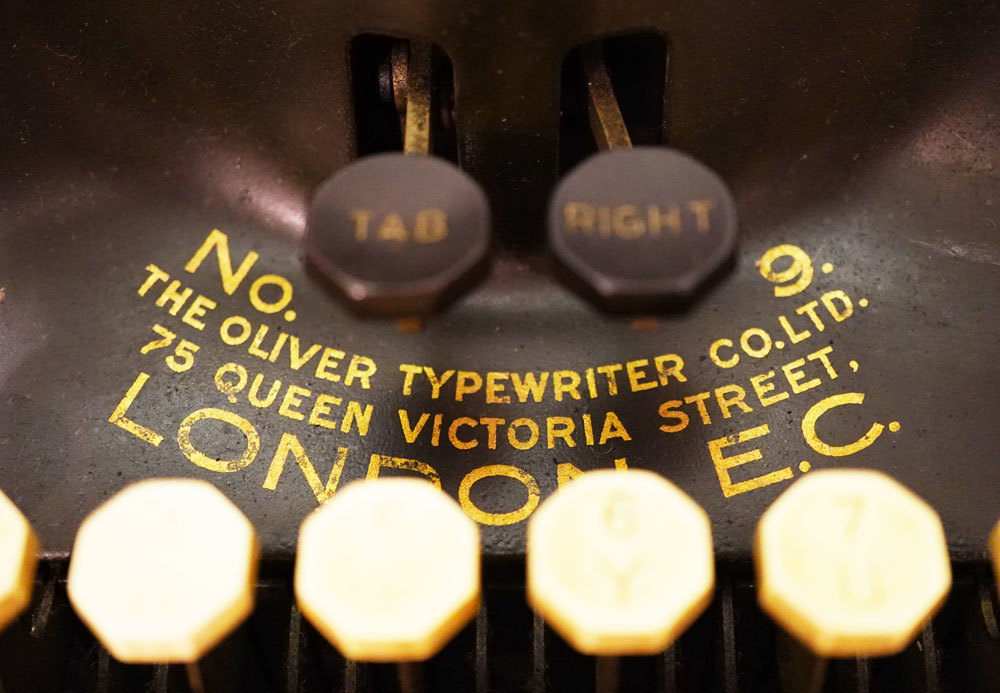 アメリカ　オリバー　タイプライター　Oliver Typewriter No.9　クラシック　中古品_画像6