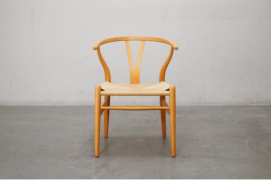 322-5 展示極美品 ハンス・J・ウェグナー Carlhansen & son(カールハンセン＆サン) CH24 Yチェア ビーチ オイル仕上 11万_画像2