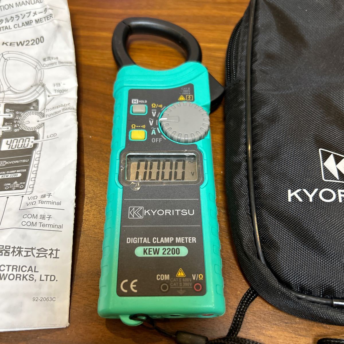 KYORITSU 共立電気計器 デジタルクランプメータ KEW 2200_画像1