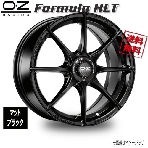 OZレーシング OZ Formula HLT 4H マットブラック 17インチ 4H100 7.5J+42 1本 68 業販4本購入で送料無料_画像1