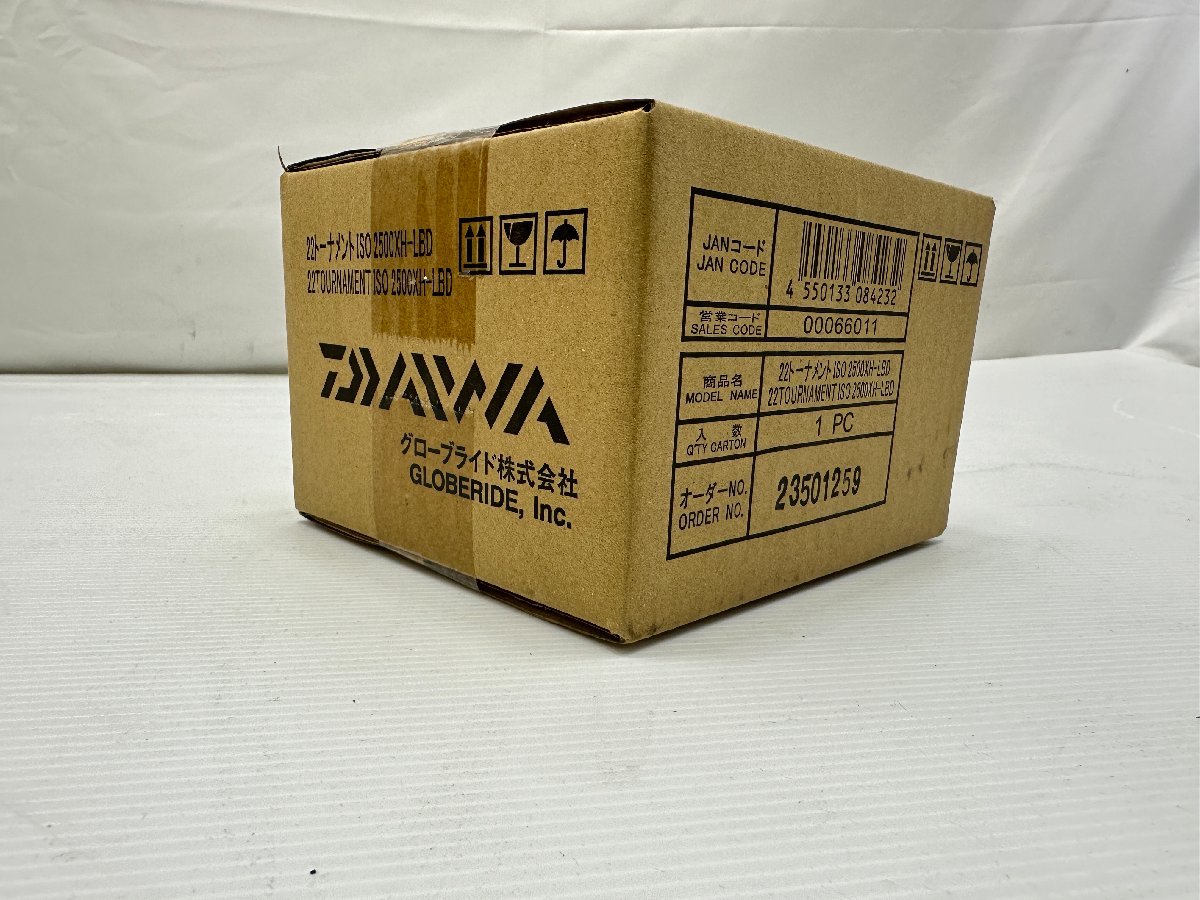 新品未開封 DAIWA ダイワ 22トーナメント ISO 2500XH-LBD XH レバーブレーキ スピニングリール 22年モデル 釣り具 フィッシング用品 01042S_画像1