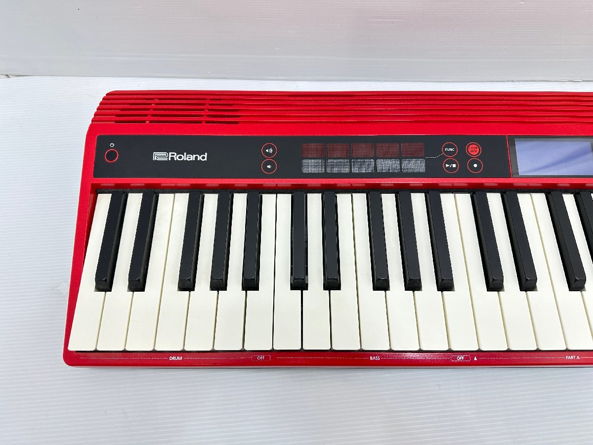 ローランド Roland GO：KEYS キーボード 最大同時発音128音 61鍵 タッチレスポンス スピーカー 鍵盤楽器 GO-61K バッグ付き 12187N_画像2