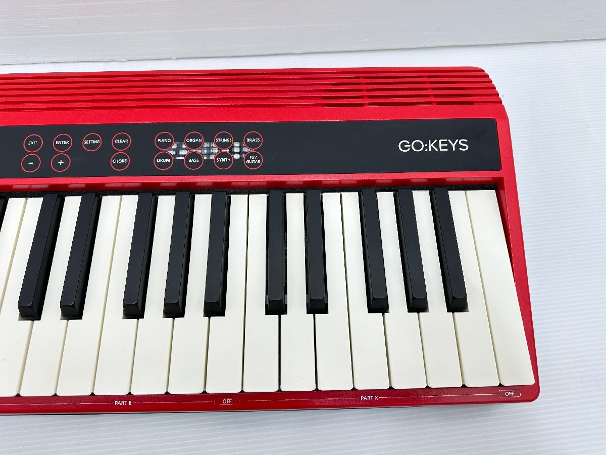 ローランド Roland GO：KEYS キーボード 最大同時発音128音 61鍵 タッチレスポンス スピーカー 鍵盤楽器 GO-61K バッグ付き 12187N_画像4