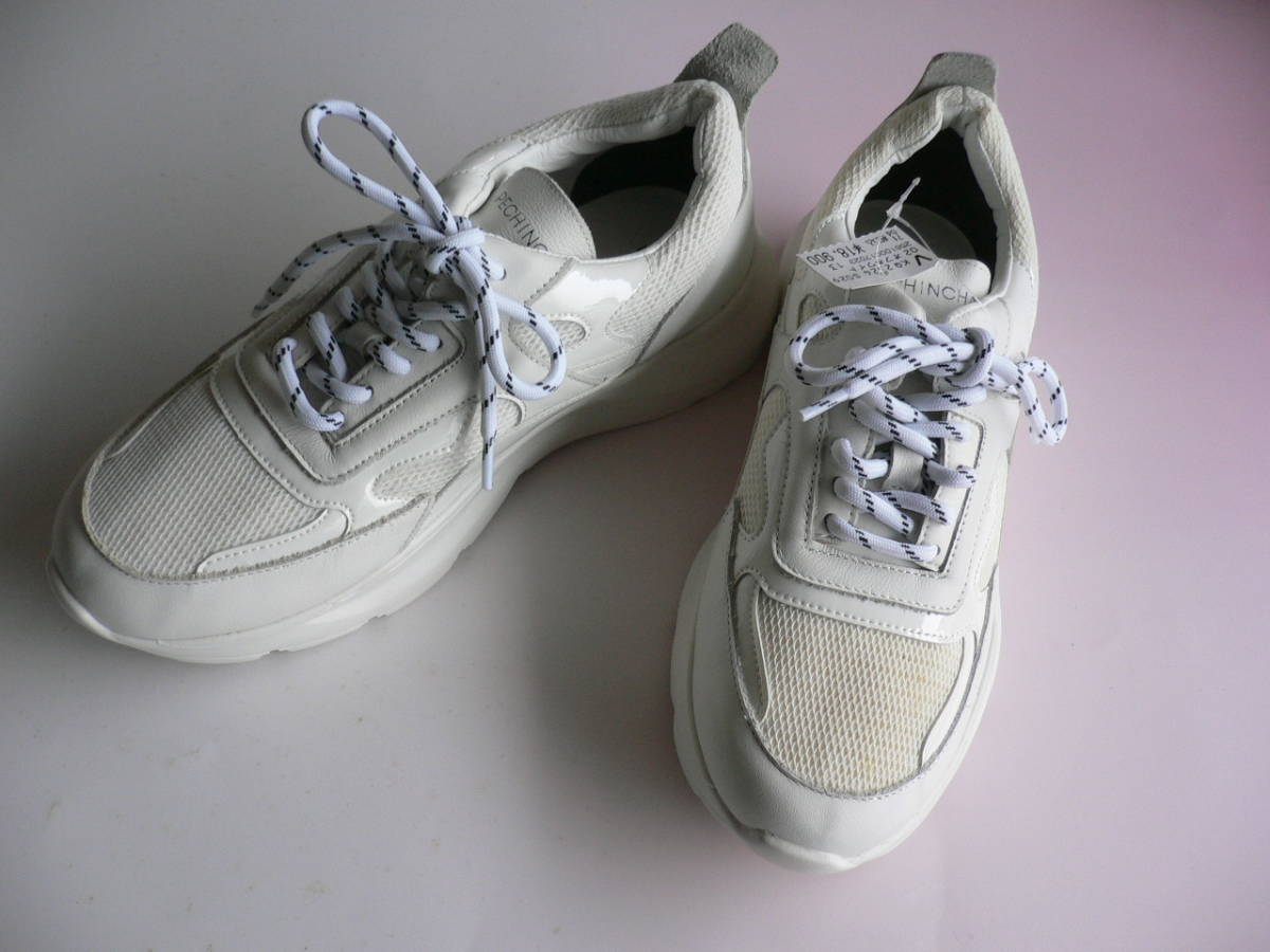  new goods PECHINCHAR white original leather sneakers *SCOTCLUB Scott Club 18900 jpy 