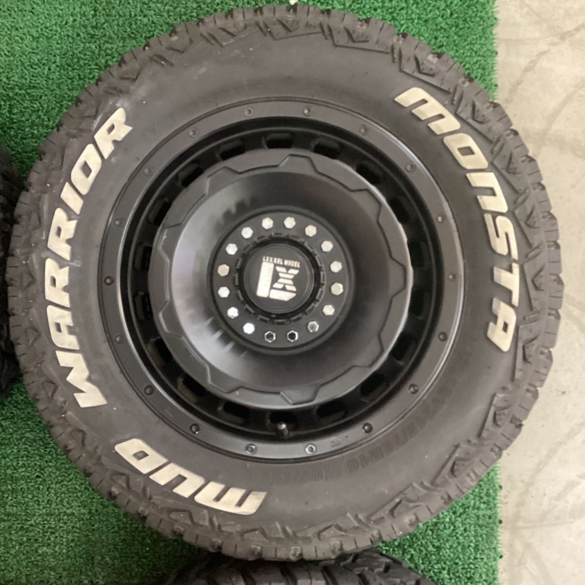 レクセル ホイール社外アルミセット 16×7J+40? 139.7-6H 中古品4本セット_画像4