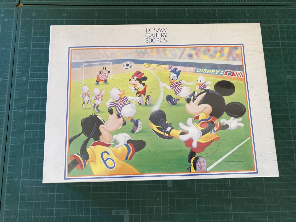 未開封　ディズニー【レッツ　ゴー　ミッキー！】５００ピースジグソーパズル　未使用　絶版品　DISNY CHARACTERS JIGSAW GALLERY500PCS._画像1