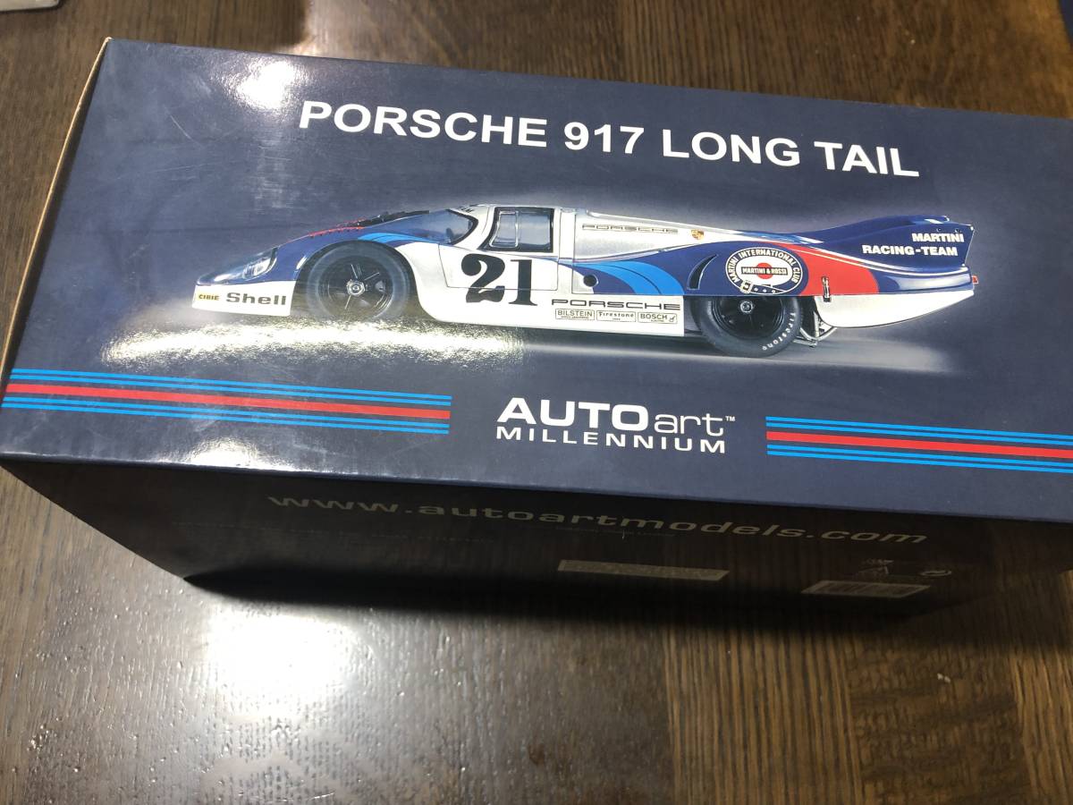  бесплатная доставка auto art Auto Art PORSCHE 917 LONG TAIL