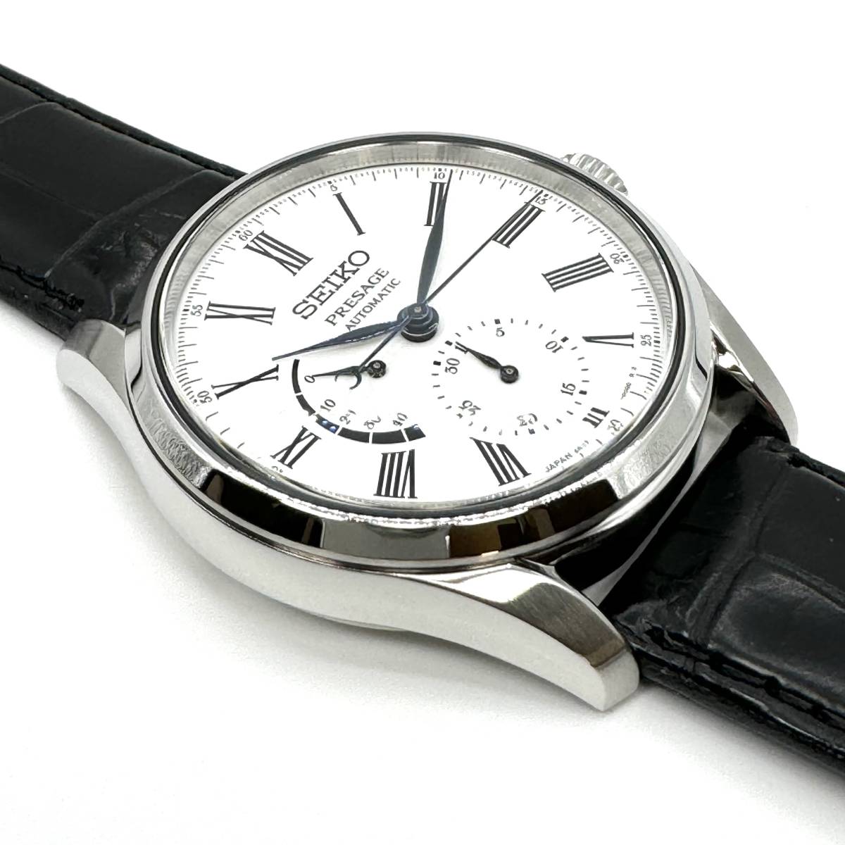 新品正規品『SEIKO PRESAGE』セイコー プレザージュ 琺瑯ダイヤル 自動巻き腕時計 メンズ SARW035【送料無料】_画像3