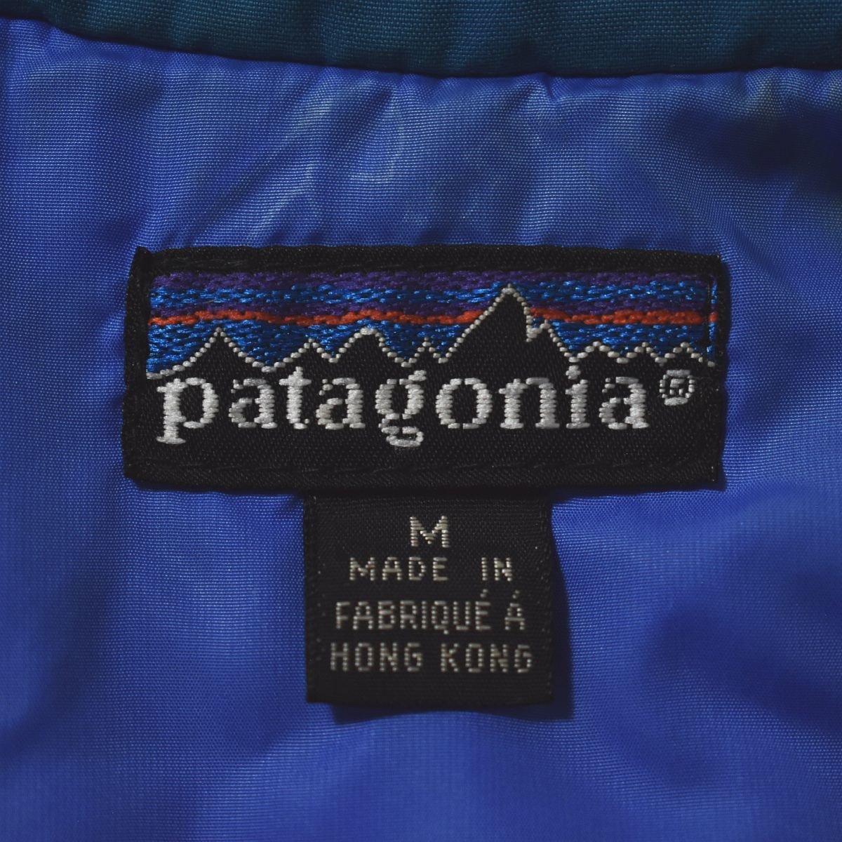 ★90s ヴィンテージ アウトドア古着 パタゴニア patagonia 中綿ジャケット M ネイビー 90年代 オールド old ビンテージ vintage メンズ★_画像5