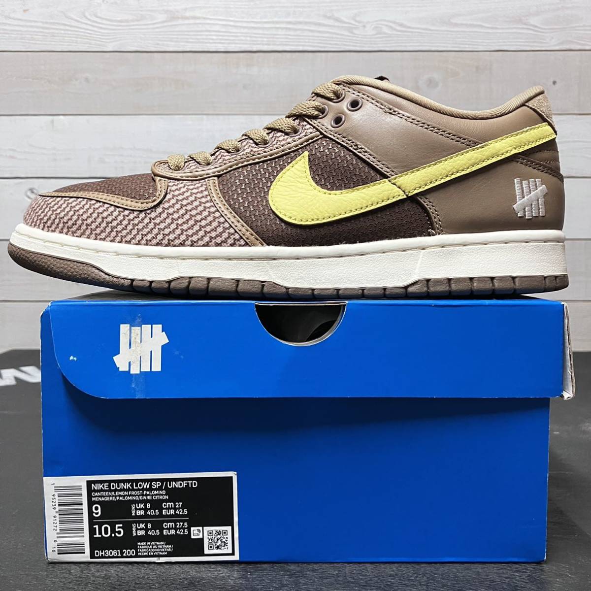 即決送料無料 27cm NIKE DUNK LOW SP UNDEFEATED UNDFTD DH3061-200 ナイキ ダンク ロー ローカット スペシャル アンディフィーテッド_画像1