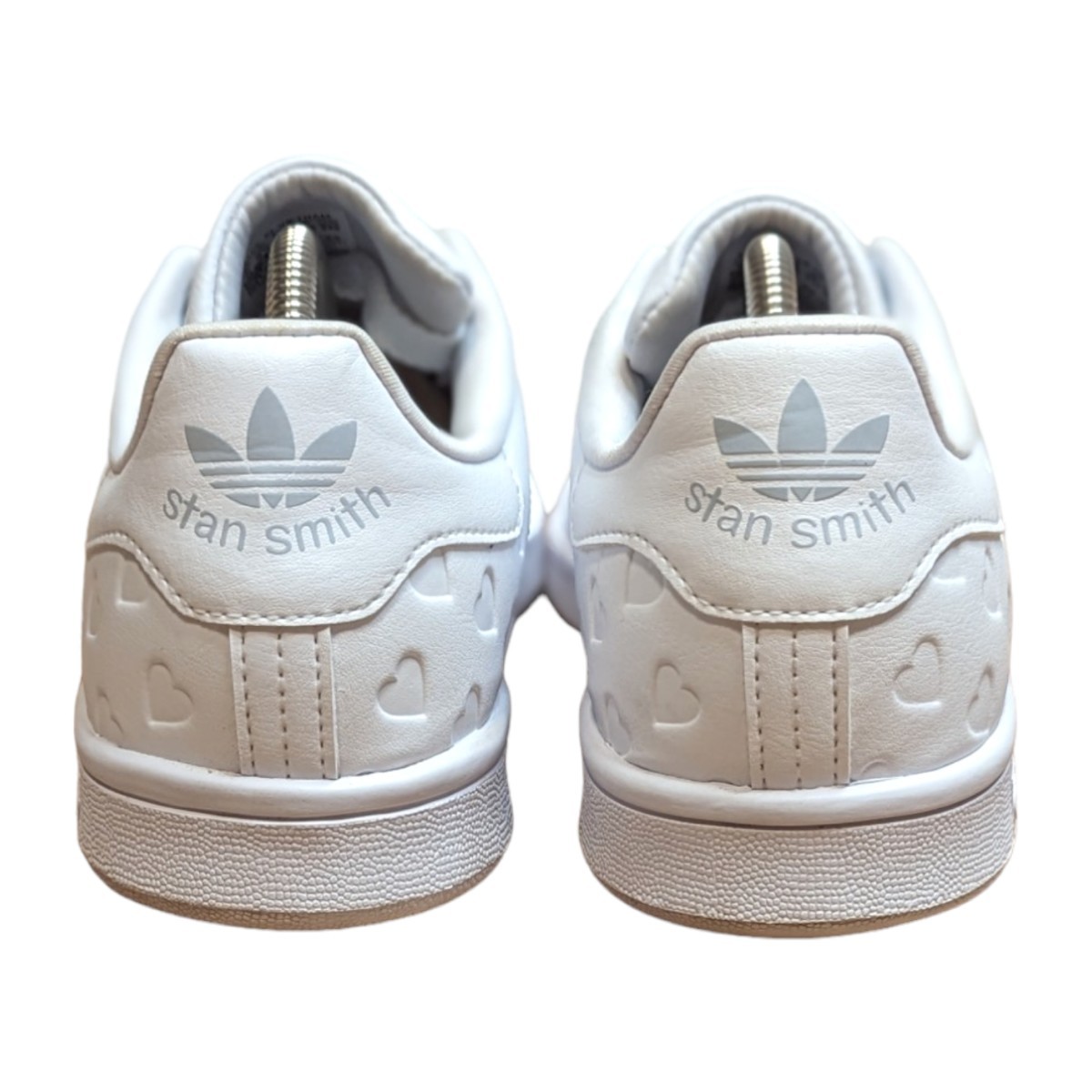 adidas アディダス STAN SMITH スタンスミス ハート柄型押し　24.5cm　レディーススニーカー　adidasスタンスミス　ホワイト_画像6