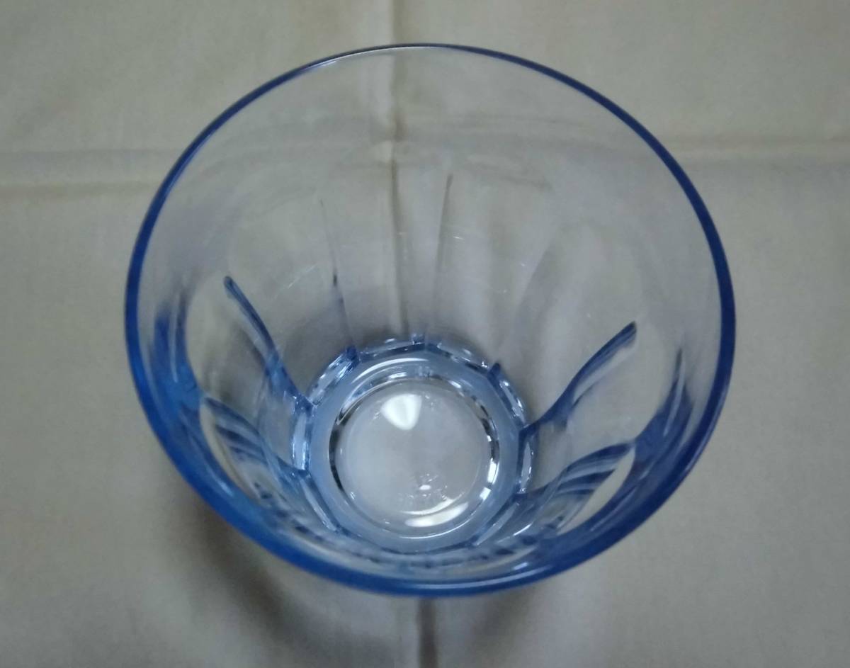 グラス PASABAHCE パサバチェ トルコ ブルーガラス 硝子製 ロックグラス フリーカップ コップ タンブラー 工芸品 酒器 レトロの画像2