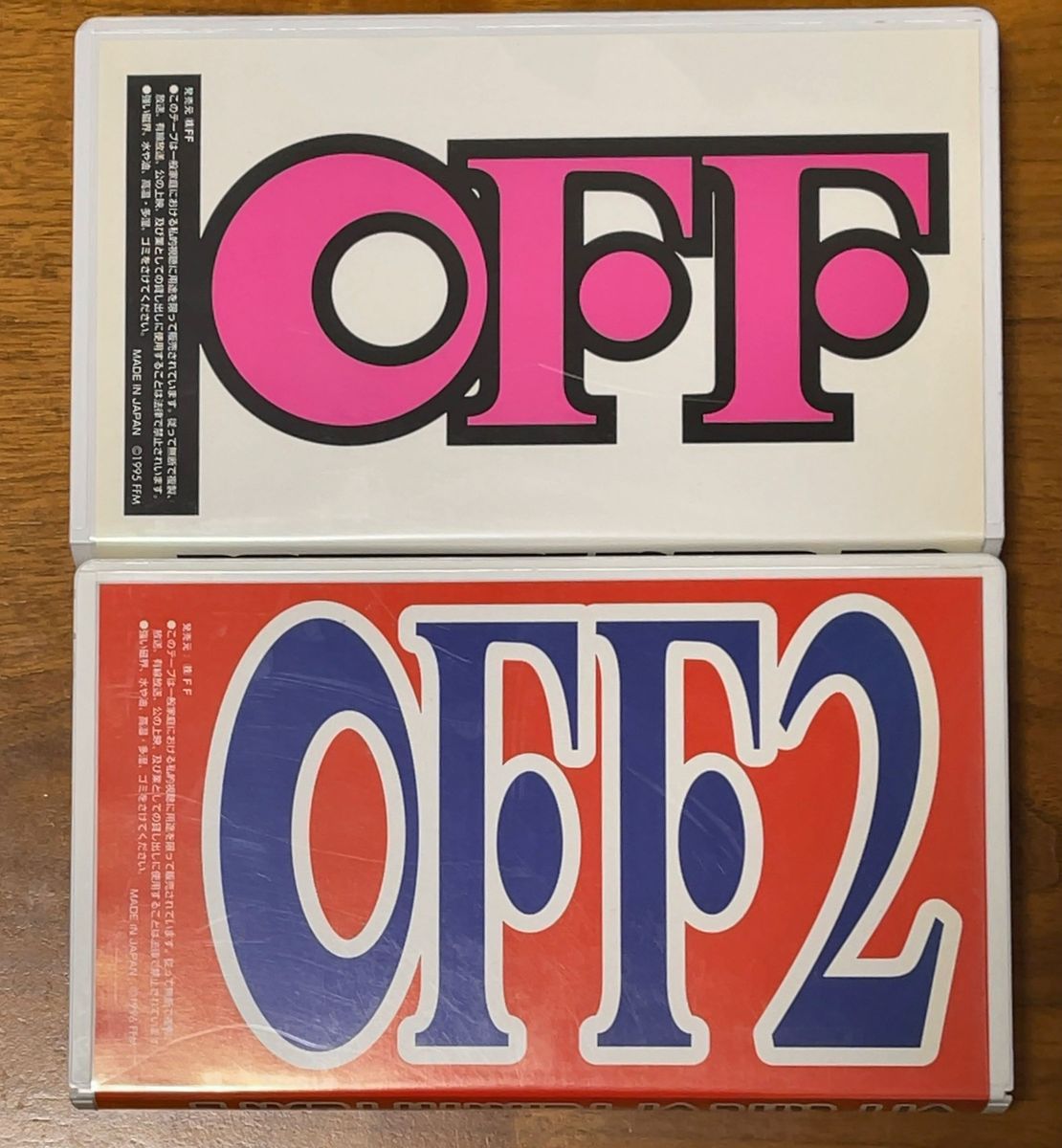 藤井フミヤ OFF / OFF2 VHS2本セット
