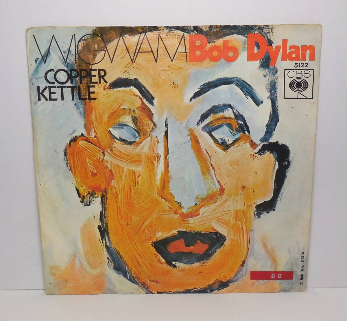 ボブ・ディラン/BOB DYLAN「WIGWAN/COPPER KETTLE」7インチ レコード オランダ/Holland盤の画像1