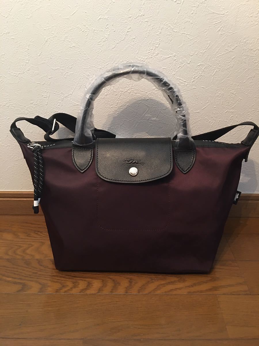 【新品】LONGCHAMP ロンシャン　ル プリアージュ エナジートップハンドルバッグ S バーガンディ_画像1