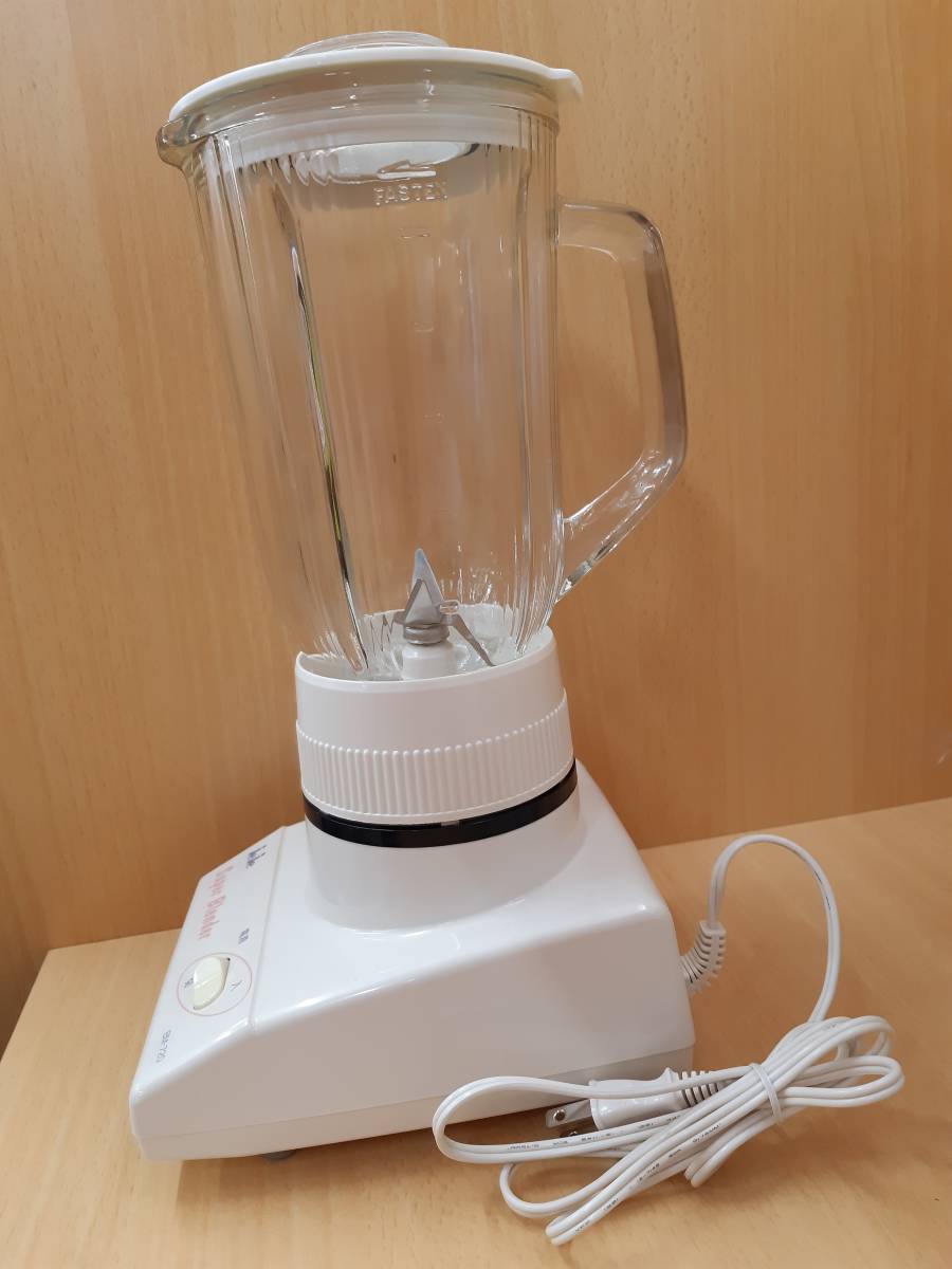 【菊水-9348】 JEMS/ジェムス/BM-720/jeje/ジェジェブレンダー/1000ml/ジューサー/通電確認/ミキサー/昭和レトロ （yu）_画像5