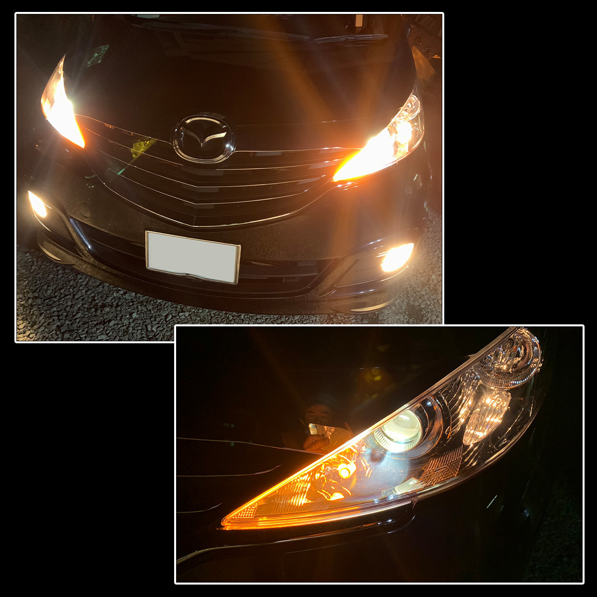 1】 モコ MG33S S25 LED ウィンカー バルブ ピン角違い 150度 144LED ハイフラ防止 2個セット_画像3