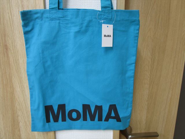 ★新品未使用★ＭＯＭＡ（モマ）ギレルモ・デル・トロ メッセージ　トートバッグ（ニューヨーク近代美術館）　スカイブルーN69　_ＭＯＭＡ（モマ）メッセージ　トートバッグ