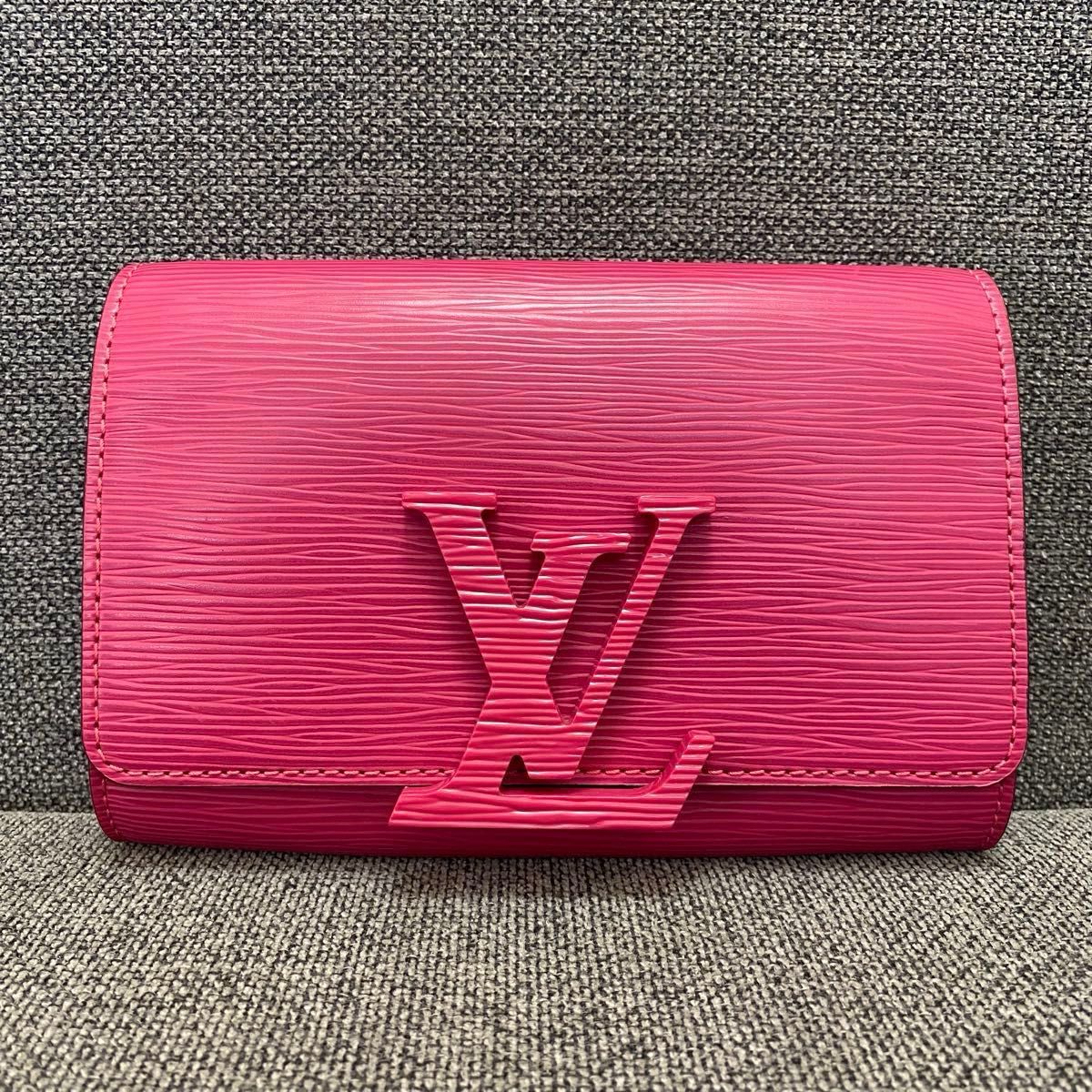 Louis Vuitton ルイヴィトン ポシェットルイーズPM ショルダーバッグ　エピ　ピンク