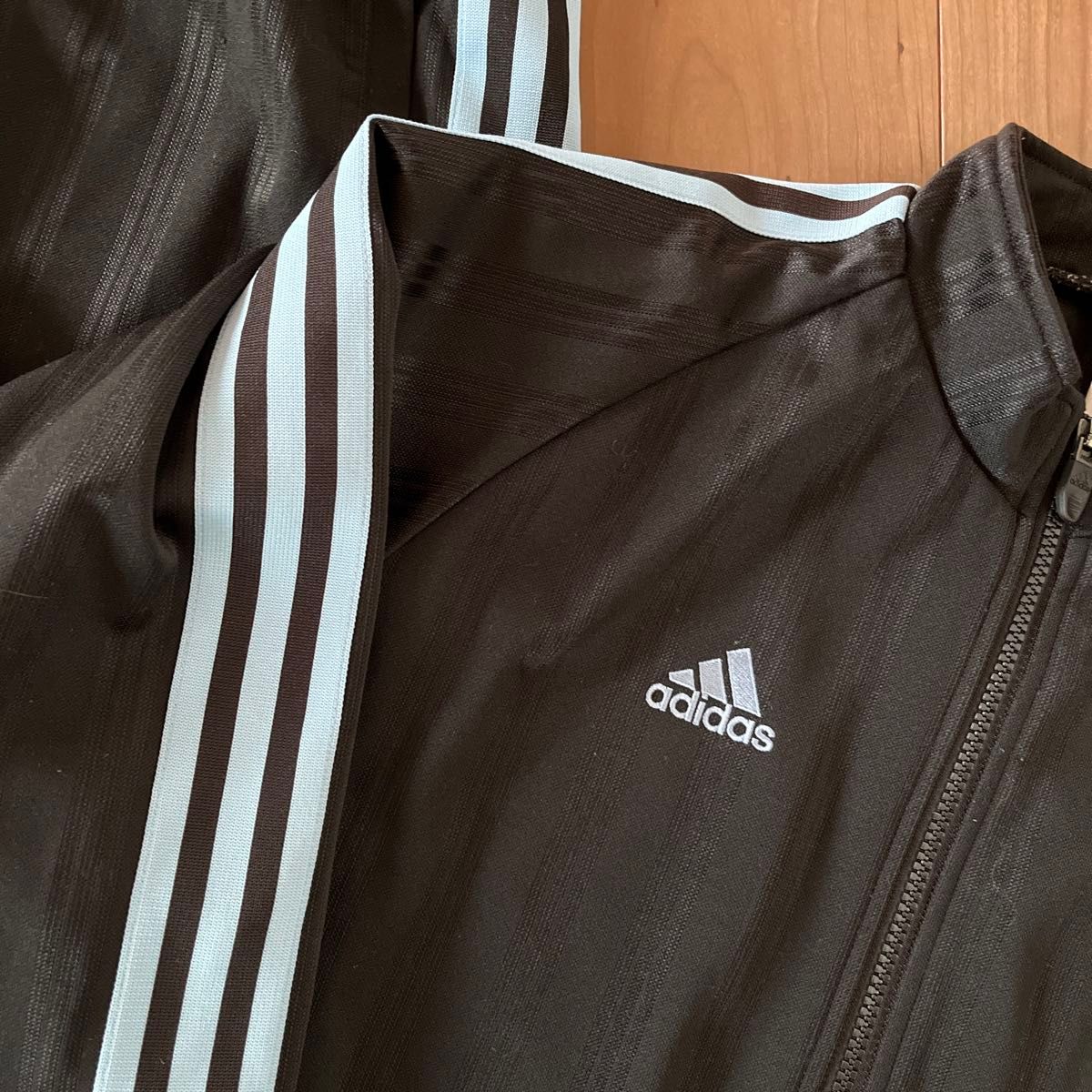 adidas 上下セット160水色