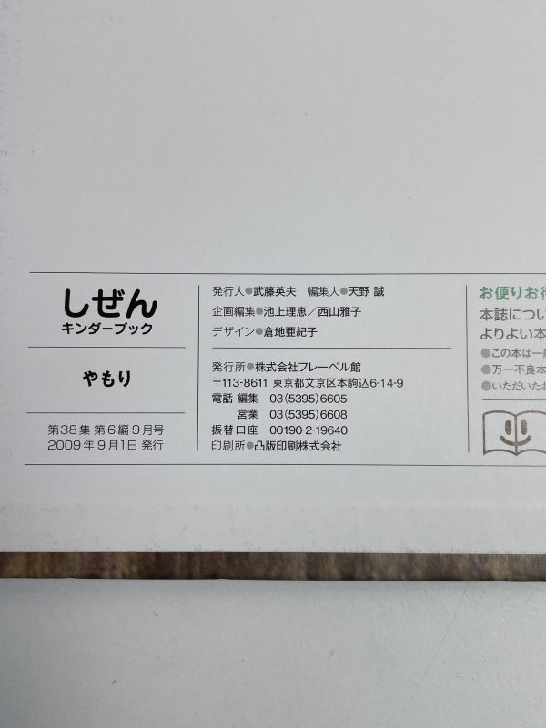 しぜん 9 やもり 疋田努 関慎太郎 キンダーブック 平成21年 氏名塗り潰しあり フレーベル館 絵本 児童絵本 学習絵本 まなび絵本【H68395】_画像3