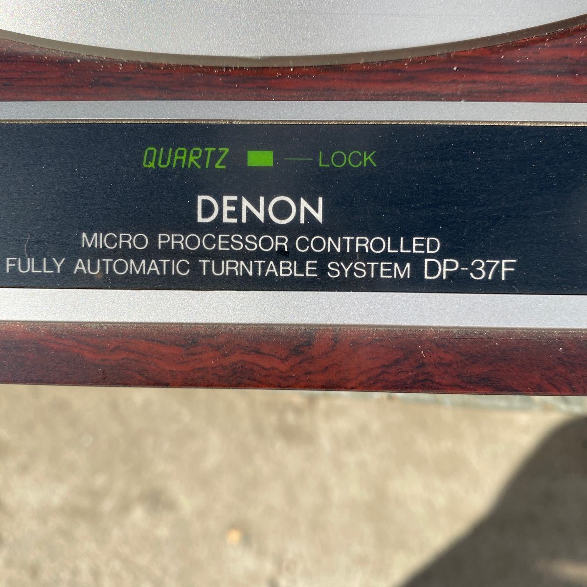 DENON DP-37F record player turntable 