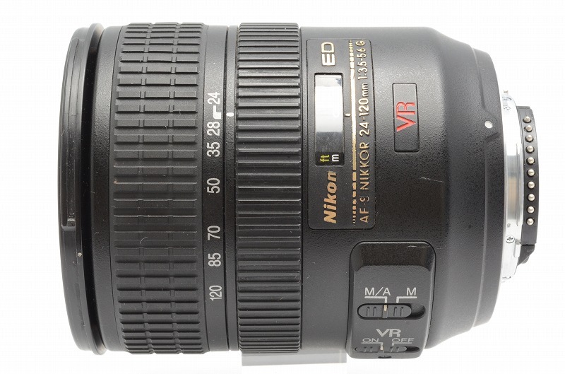 ※１円出品【 美品 】 Nikon ニコン AF-S VR Zoom-Nikkor 24-120mm F3.5-5.6G IF-ED★手振れ補正付★＜花形フード付き＞②2T9830ｓ_画像6