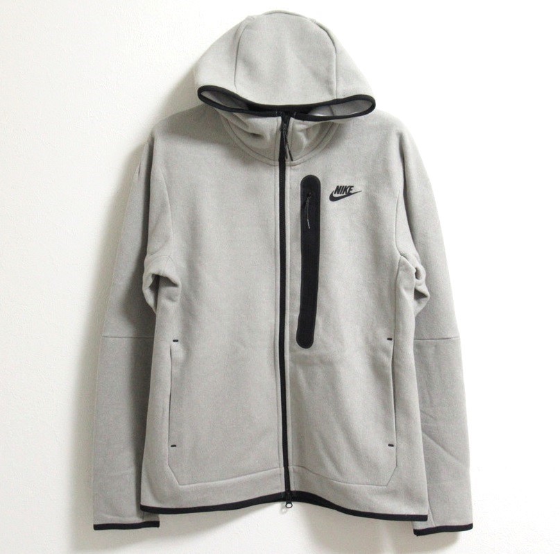 NIKE NSW パーカー パンツ セットアップ グレー XL ナイキ テックフリース ウィンター ジャージ 上下セット DQ4802-016 DQ4809-016_画像2