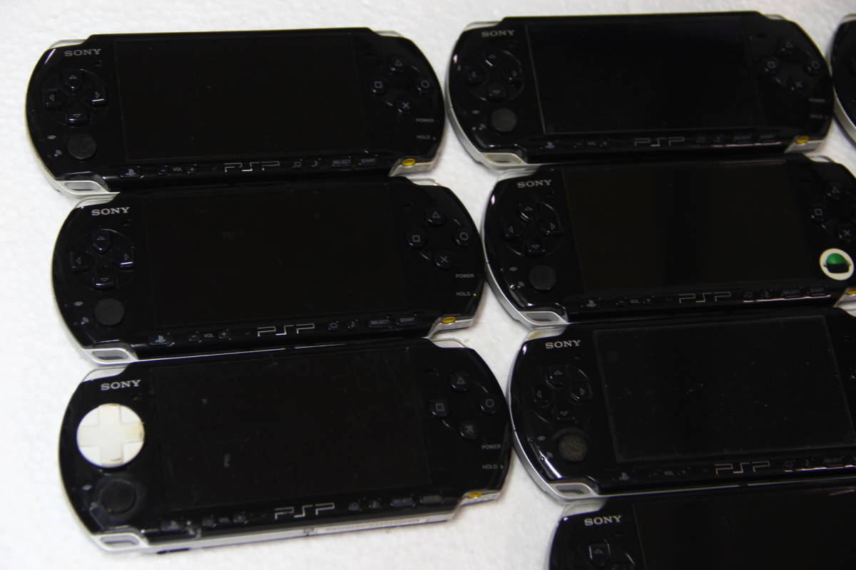 SONY PSP本体 PSP-3000 まとめて10個セットC 送料無料 動作未確認のためジャンク品扱い_画像3